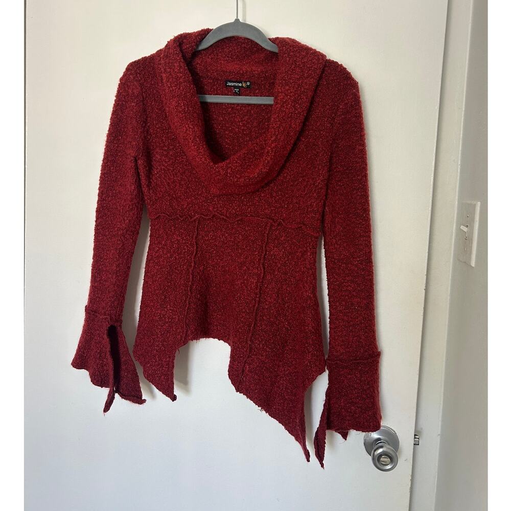 Vintage Whimsigoth Flare-Sleeve Sweater